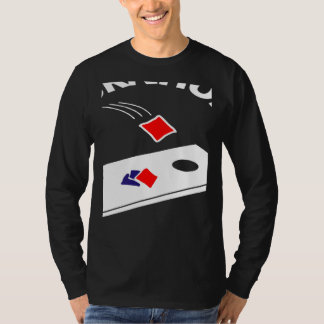 Dein Loch ist mein Ziel Cornhole-Team Bean Bag Cor T-Shirt