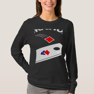 Dein Loch ist mein Ziel Cornhole Team Bean Bag Cor T-Shirt