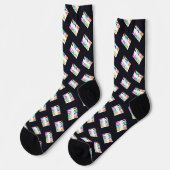 Dein Logo Maßgeschneiderte Firmen Logo Socken Beis (Linkes Detail)
