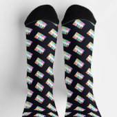 Dein Logo Maßgeschneiderte Firmen Logo Socken Beis (Oben)
