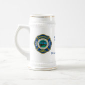 Dein Logo + Sonderbotschaft Tasse (Links)