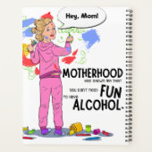 Dein Mama Leben ist ein Zirkusplaner Planer (Rückseite)