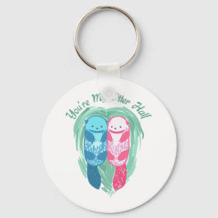 DEIN MEIN OTTER HALF SCHLÜSSELANHÄNGER