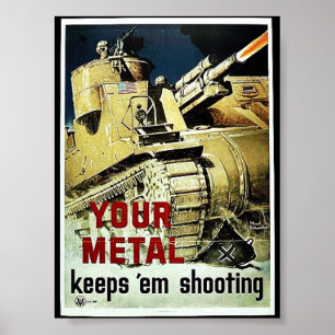 Dein Metal Behielt 'Em Shooting' Poster