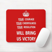 Dein Mut wird uns den Sieg bringen. Bester Preis Mousepad (Mit Mouse)