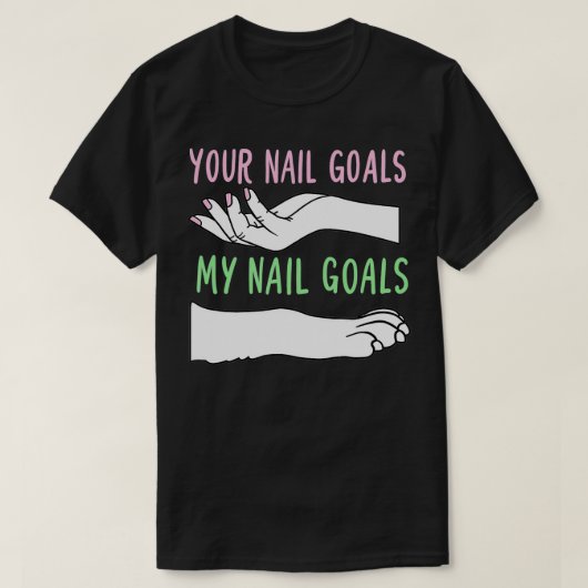 Dein Nagel bekommt meine Nagelziele Funny Dog Groo T-Shirt (Design vorne)