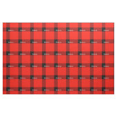 Dein Name Buffalo Karo Stoff (Fat Quarter (45,7 x 55,9 cm))