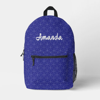 Dein Name Cool Japanisches Traditionelles Shippo-M Bedruckter Rucksack