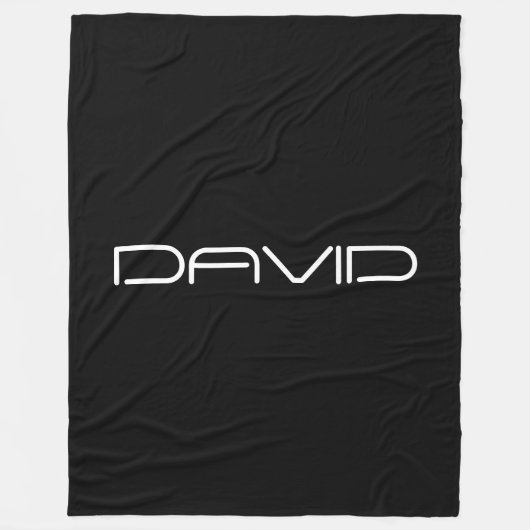 Dein Name | Cool Stylisierbarer, benutzerdefinierb Fleecedecke (Vorderseite)