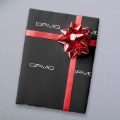 Dein Name | Cool Stylisierbarer, benutzerdefinierb Geschenkpapier