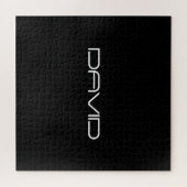 Dein Name | Cool Stylisierbarer, benutzerdefinierb Puzzle (Horizontal)