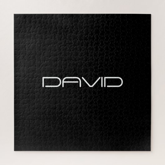 Dein Name | Cool Stylisierbarer, benutzerdefinierb Puzzle (Vertikal)