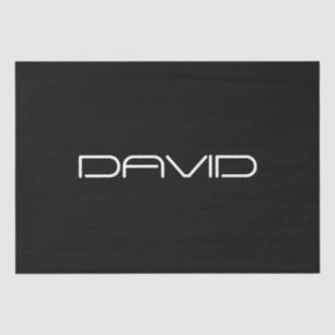 Dein Name   Cool Stylisierbarer, benutzerdefinierb Seidenpapier