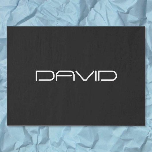 Dein Name | Cool Stylisierbarer, benutzerdefinierb Seidenpapier