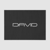 Dein Name | Cool Stylisierbarer, benutzerdefinierb Seidenpapier (Vorderseite)