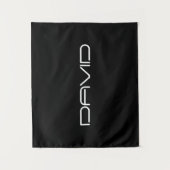 Dein Name | Cool Stylisierbarer, benutzerdefinierb Wandteppich (Vorderseite)