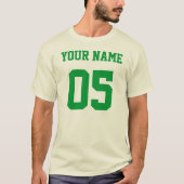 Dein Name Deine Nummer T-Shirt (Vorderseite)