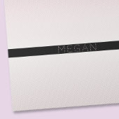 Dein Name | Dünnweiß und sublette Rose Ombre Strei Geschenkpapier