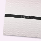 Dein Name | Dünnweiß und sublette Rose Ombre Strei Geschenkpapier