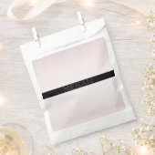 Dein Name | Dünnweiß und sublette Rose Ombre Strei Geschenktütchen (Ausgeschnitten)