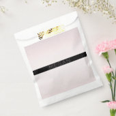 Dein Name | Dünnweiß und sublette Rose Ombre Strei Geschenktütchen (Versiegelt)