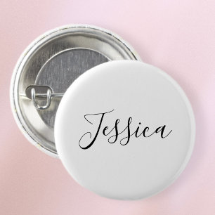 Dein Name Elegante Schrift Button