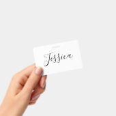 Dein Name | Elegantes Skript Ausweis (Handheld)