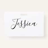 Dein Name | Elegantes Skript Ausweis (Rückseite)