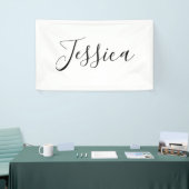 Dein Name | Elegantes Skript Banner (Messeveranstaltung)