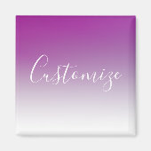 Dein Name | Elegantes Skript Magnet (Vorne)