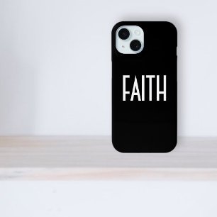 Dein Name, Fetter Weißer Text Schwarz Case-Mate iPhone Hülle