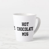 Dein Name Heiße Schokolade Tasse (Rechte Ecke)