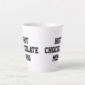 Dein Name Heiße Schokolade Tasse (Vorderseite)