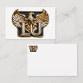 Dein Name ist Lu und hier ist dein Adler Design Visitenkarte (Vorne/Hinten)