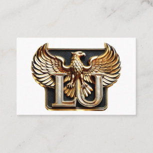 Dein Name ist Lu und hier ist dein Adler Design Visitenkarte