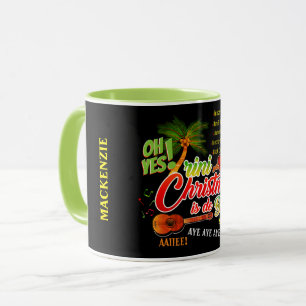 Dein Name Marac und Cuatro Trini Weihnachten BLACK Tasse