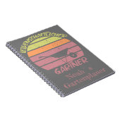 dein Name personalisierbares Design Gärtner Notizblock (Rechte Seite)