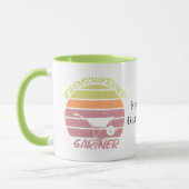 dein Name personalisierbares Design Gärtner Tasse (Links)