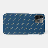 Dein Name personalisiert Case-Mate iPhone Hülle (Rückseite (Horizontal))
