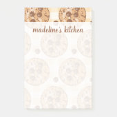 Dein Name | Schokolade Chip Cookies Post-it Klebezettel (Vorderseite)