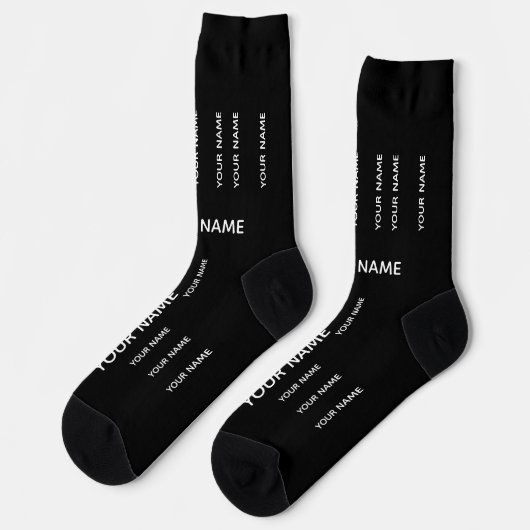 DEIN NAME Socken (Linkes Detail)