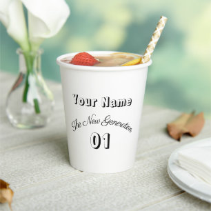 "Dein Name" - The New Generation 01 - Pappbecher