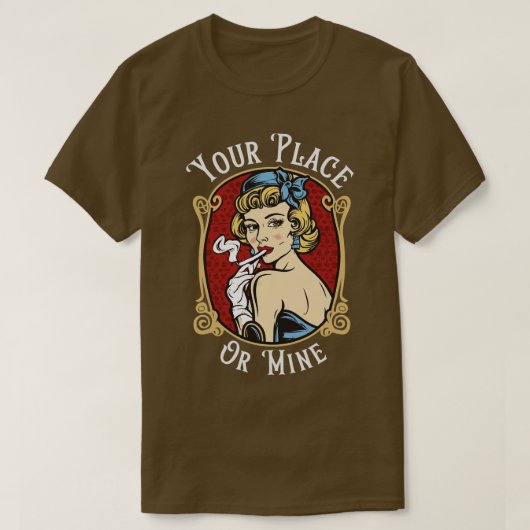 Dein Ort oder Meiner 1 T-Shirt (Design vorne)
