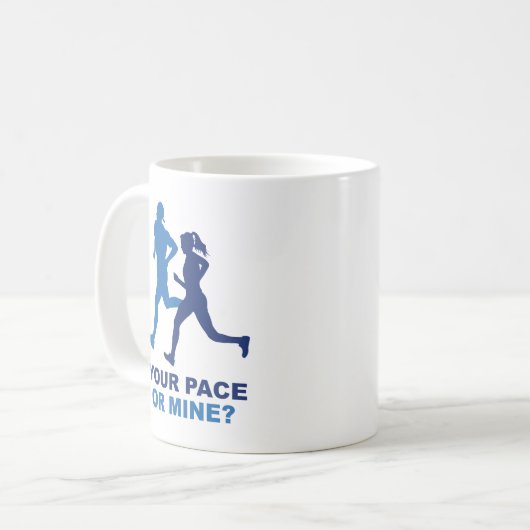 Dein Pace oder meins? Kaffeetasse (Vorderseite Links)