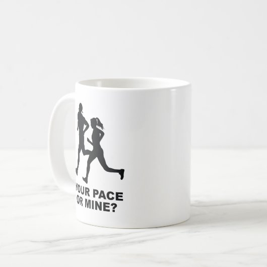 Dein Pace oder meins? Kaffeetasse (Vorderseite Links)