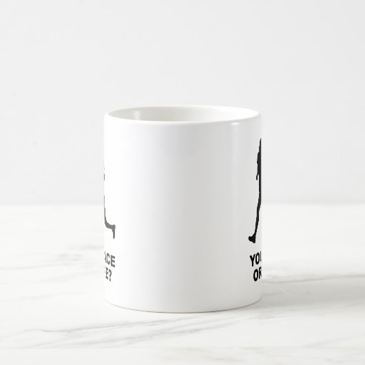 Dein Pace oder meins? Kaffeetasse (Mittel)