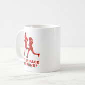 Dein Pace oder meins? Kaffeetasse (Vorderseite Links)