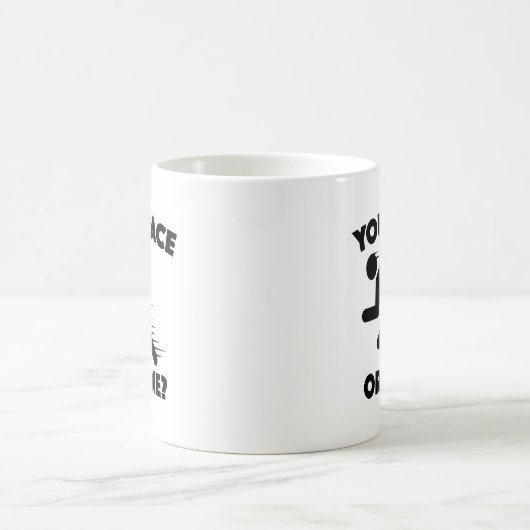 Dein Pace oder meins? Kaffeetasse (Mittel)