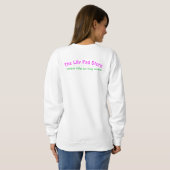 Dein Pad oder Meins - Frauen Langarmshirt weiß Sweatshirt (Schwarz voll)