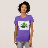 Dein Pad oder Meins Frauen Lila T-Shirt (Vorne ganz)